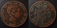 Espagne, Spain Espagne, Spain, 10 centimos 1878, Alphonso XII, TTB Изображение