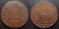 Jeton de Nuremberg, Nurnberg jeton Nuremberg, nurnberg 28 mm 1601 HK ( Hans Kreuwinkel) Remus et Romulus, 4,89 grms, TB+ -