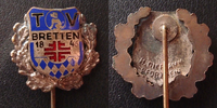 Allemagne, Deutschland, Bretten BRETTEN, épingle, nadel, 1846 Turnverein, Baden, TTB+ -