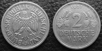 Allemagne BDR, Deutschland BDR, Germay BDR 2 Mark 1951 J, J.386 petites tâches sinon TTB+ -