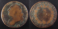 Constitution 12 deniers LOUIS XVI, constitution 1792 MA Marseille, 12,19 grms, G.15 B à TB -