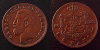 Romania, Roumanie 5 bani Roumanie, Romania 1883 B, KM.19 TTB+ -