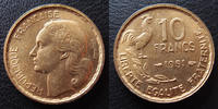 France 10 Francs Guiraud 1951, G.812 presque SUPERBE -