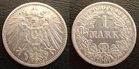 Allemagne, Deutschland, Empire, Kaisereich 1 Mark 1907 F, J.17 TTB+ -