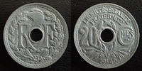 France 20 Centimes zinc 1945, G.324 SUPERBE+ -