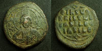 Byzantine Empire Follis BASILE II et CONSTANTIN VIII, BASILEUS II, CONSTANTINUS VIII anonyme, 976-1025, 13,31 grms, Sear.1813TTB/TTB+ -