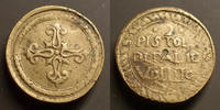Italie, Italia, Italien Poids Monétaire, Italie 2 pistoles, 18 mm, 6,67 grms, TTB -