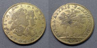 Autriche, Osterreich, Austria Autriche, Osterreich, Austria, jetond rond de 24 mm, Marie Thérèse d'Autriche, Maria Thérésa, 1672, arbreavec un nid d'aigle, TB -