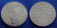 France 100 Francs Jean Monnet 1992, Gad.907 petites traces sinon SUPERBE+ -
