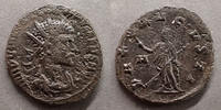 Roman Empire antoninien QUINTILLUS, QUINTILLE Rome en 270, PAX AVGVSTI, 19-21 mm, 3,29 grms, RIC.26 TB à TTB -