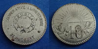 Beaucourt 10 centimes Beaucourt, Territoire de Belfort Lt-Ni, E.10.3 TTB+ -