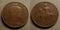 France 5 Centimes Daniel Dupuis 1920 Gad.165 TTB à SUPERBE -