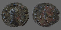 Roman Empire Antoninian GALLIENUS, GALLIEN Rome? En 265-267, AETERNITAS AUG, flan large de 23 mm !, 2,39 grms, RIC.160 TTB+ -