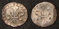 Strasbourg pfennig STRASBOURG, STRASSBURG, 17e siècle au Lis et à l'Ecu, 0,22 grm, EL.332 petite pliure sinon TTB -