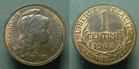 France 1 centime Daniel Dupuis 1903, Gad.90 SPL -