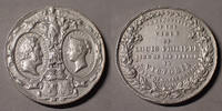 Louis Philippe, Victoria, visite medaille Grande Bretagne, Great Britain, médaille de visite, Louis Philippe, Victoria Oct.1844 en métal blanc de 38 mm, TTB+ -