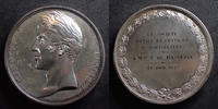 Charles X CHARLES X, médaille en argent (sans poinçon) de 50 mm par gayrad F., La société Royale et centrale d'agriculture, 24 Avril 1827, -