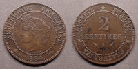 France 2 centimes Cérès (Oudiné) 1884 A Gad.105 TTB -