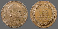 Allemagne, Deutschland, Sachsen, Saxe, Sachs Sachsen, Saxe, Georg von Sachsen, médaille de 24mm, Fahnenweihe des K. Sachs militar vereins grechwitz & umgegend 1904, bélière -