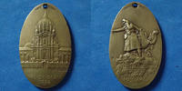 Médecine, Pharmacie, Chirurgie, Militaire Val de Grace 1925, 3e congrès de medecine et pharmacie militaire, médaille ovale à porter, par H. Dropsy, 21x35mm SUP -