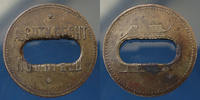 Mulhouse 15 pfennig Mulhouse, Alsace, haut Rhin, Mulhausen in Elsass, jeton de A.GUTKNECHT, zum Nordfeld, trou oblong, Marchand 325.1b traces sinon -
