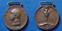 Italie, Italia, Italiane Italia, Italie, médaille commémorative de la guerre Italienne 1915-1918, 32mm, TTB+ -
