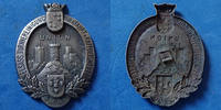 Ribeauvillé, Rappoltsweiler RIBEAUVILLE, RAPPOLTSWEILER, épinglette de 25x34mm, Elsass turnvereinigung, 3.9.1911, manque l'épingle sinon SUP -
