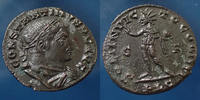 Roman Empire follis CONSTANTINUS Magnus, CONSTANTIN Ie réduit Lyon, Lugdunum en 313-314, SOLI INVICTO COMITI, 21mm, 5,30g, RIC VII 1, TTB à SUP -