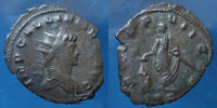 Roman Empire antoninien GALLIENUS, GALLIEN Milan (Mailand) en 259, PM TR P VII COS, 20x23mm, 2,75 grmas, RIC 308 TTB -