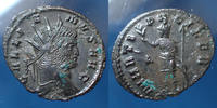 Roman Empire antoninien GALLIENUS, GALLIEN Rome en 265-267, MARTI PACIFERO / A, 19x22mm, 3,00 grms, RIC 236 TTB à SUP -