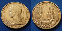 Madagascar 10 francs MADAGASCAR Essai 1953, LEC.108 SUP -
