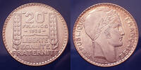 France 20 Francs Turin 20 Francs Turin 1938, Gad.852 quelques traces sinon TTB à SUP Bild