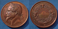 Mulhouse Médaille de Mulhouse, Mulhausen i.e Mulhouse, Mulhausen i/e, Napoleon III médaille en cuivre de 51mm, Comice agricole arrondissements de Mulhouse, 1861-1868, 57,70 Bild