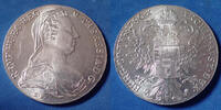 Autriche, Austria, osterreich Thaler Osterreich, Autriche, Austria, Maria Thérésa 1780, refrappe, restrike, KM.63, 28,09 grms Quelques traces sinon SUP -