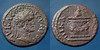 Bithynie, Bithynia, Nicée, Nikaia AE Bithynie, Bithynia, Nikaia, Nicée, Septimius severus, AE-16mm, Autel allumé, 3,11 grms TTB -