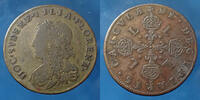 Jetons Royaux, Louis XIII jeton Louis XIII rond de 28,8mm, pour n'être point trompé, buste rare!, TB/TTB -