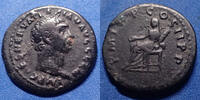 Roman Empire TRAJAN, TRAJANUS  dit du  Limes , imitation, PM TR P COS II PP, 19mm, 2,56 grms, type Ric.9 TTB denier  ss