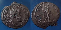 Roman Empire antoninian POSTUMUS, POSTUME Trèves ou Cologne, Trier, Koln en 262, VIRTUS AUG, 22mm, 3,98 grms, SPL/SUP Patine -