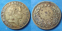 Allemagne, Deutschland, Preussen, Prusse jeton Friedrich Wilhelm IV, preussen, prusse de 23mm, IETTON, traces de vernis (lack) sinon TTB+ -