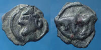 Turones, Turons potin Turones, Turons à la tête diabolique, classe I sans croisettes, 16/18mm, 3,69 grms, DT. 3508A var. TTB à SUP -