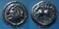 Sequani, Sequanes potin Sequanes, Sequani TOC, tête à gauche, cheval à gauche, 17-18mm, 3,51 grms, DT.3254, LT.5611 Quasi SUPERBE -
