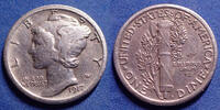 U.S.A dime USA, One 1917, P.TTB -