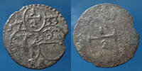 Allemagne, Deutschland, Montfort Grafschaft 1/2 kreuzer Montfort Grafschaft, Anton V der Jüngere 1733, Ebner 233 ébrêché sinon TB -