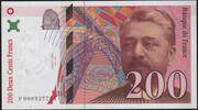 Billets de la cinquième République 200 Francs Gustave Eiffel 1995 P000927754 , F75/1, NEUF -