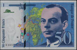 Billets de la cinquième République 50 Francs Saint Exupéry 1993, H005876501, F.72/2 NEUF -