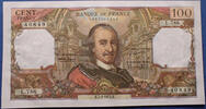 Billets de la cinquième République 100 francs Corneille 7.2.1974, N°1963540849, L.786, F.65 1 épinglage et légères traces de manipulations, SUP+ -