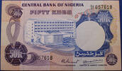 Nigeria 50 kobo Nigéria, billet de 1973-1978, P.14 D Neuf -