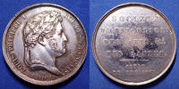 Louis Philippe jeton Louis Philippe de présence en argent par PETIT.F, Société d'agriculture, des arts, &A:, des Landes, poinçon Lampe, 27,5mm, 10,0 -