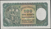 Slovaquie, Slovakia 100 Korun 1940 Specimen, Slovaquie, Slowakei, Slovenska, P.10S Neuf -