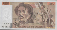 Billets de la cinquième République 100 Francs Eugène Delacroix 1993, G.224 / 756769, F.69bis / 8 NEUF -